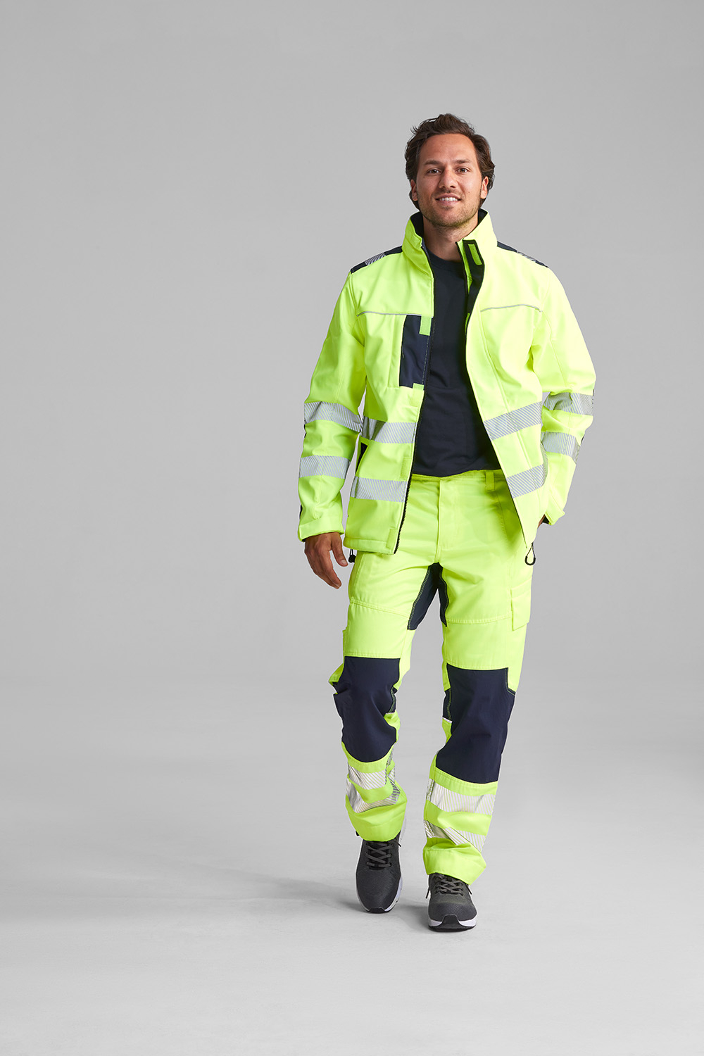 Harper Hi-Visibility softshell jacket